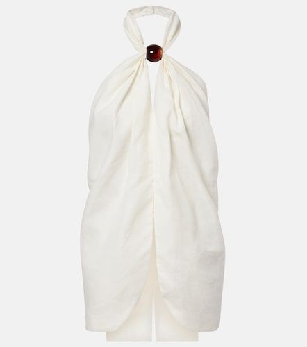 Faithfull Biba halterneck linen top - Faithfull - Modalova