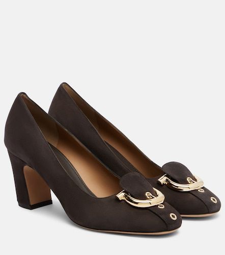 Ferragamo Gancini suede pumps - Ferragamo - Modalova