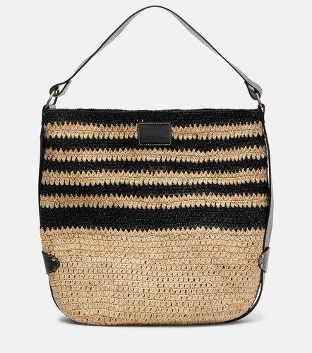 Bayia striped raffia shoulder bag - Isabel Marant - Modalova