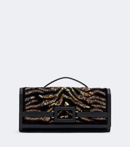 Clutch Belle Vivier in velluto con cristalli - Roger Vivier - Modalova