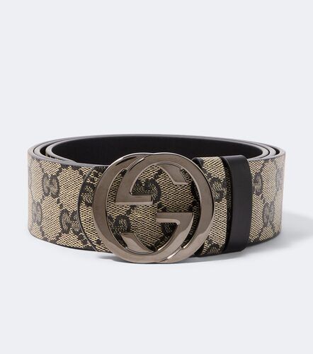 Interlocking G reversible GG canvas belt - Gucci - Modalova