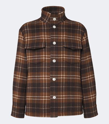 Sobrecamisa St. Moritz de cachemir a cuadros - Umit Benan - Modalova
