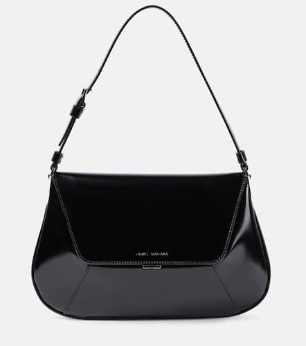 Ami leather shoulder bag - Amina Muaddi - Modalova