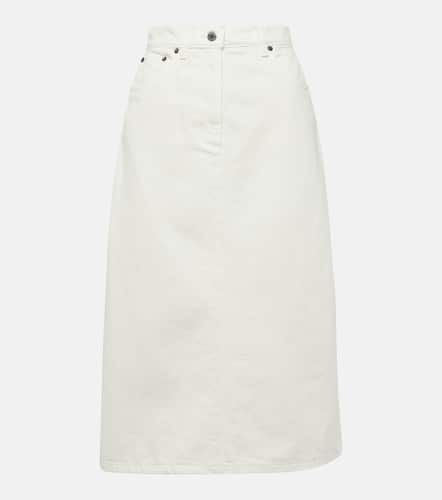 Prada High-rise denim midi skirt - Prada - Modalova