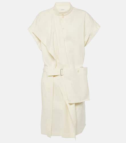 Vestido corto de mezcla de algodón asimétrico - Lemaire - Modalova