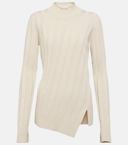 Asymmetric ribbed-knit sweater - Stella McCartney - Modalova