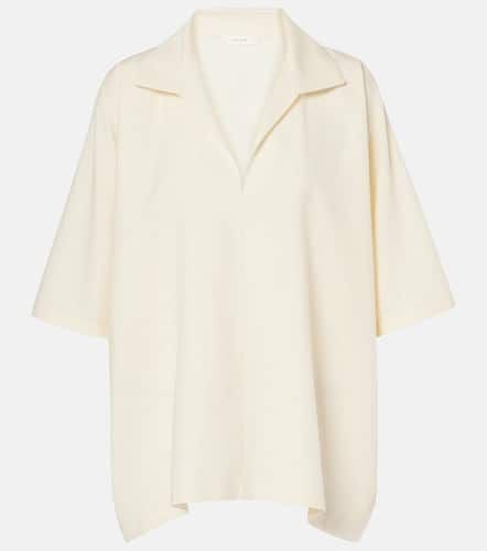 Wen wool, silk and linen top - The Row - Modalova