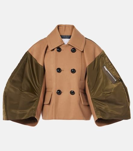 Sacai Wool and twill jacket - Sacai - Modalova