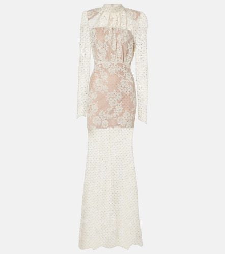 Embellished lace maxi dress - Self-Portrait - Modalova