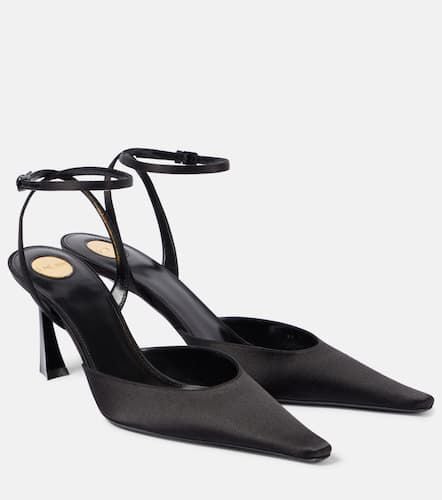 AimÃ©e 75 satin slingback pumps - Saint Laurent - Modalova