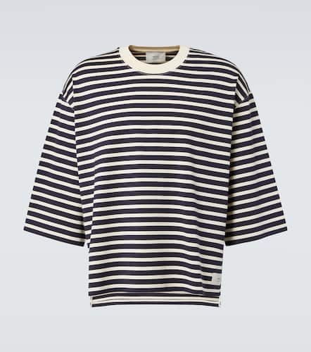 Striped cotton jersey T-shirt - Ami Paris - Modalova