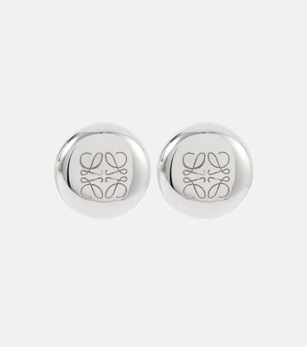 Anagram Pebble sterling stud earrings - Loewe - Modalova