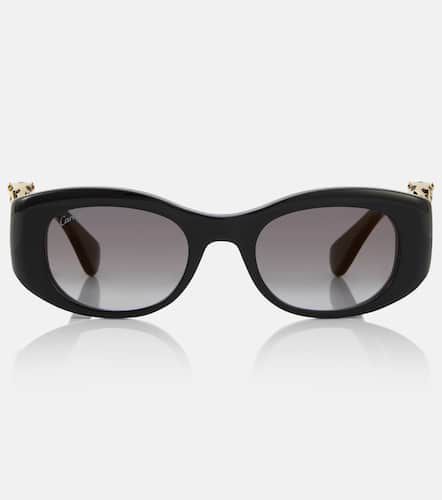 Eckige Sonnenbrille Panthère de Cartier - Cartier Eyewear Collection - Modalova