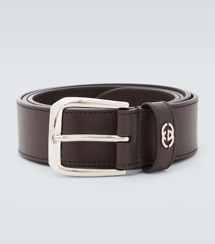Cinturón Interlocking G de piel - Gucci - Modalova