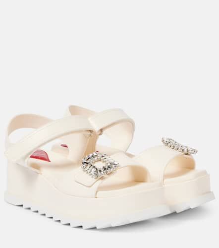 Sandalias con cuña Slidy Viv’ de piel - Roger Vivier - Modalova