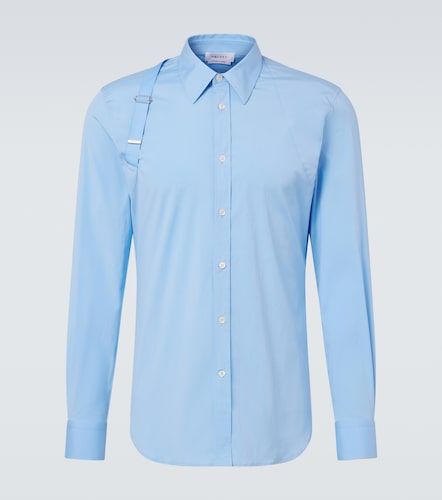 Camicia in popeline di misto cotone - McQueen - Modalova