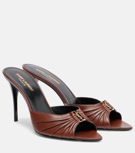 Mules Babylone Cassandre 90 in pelle - Saint Laurent - Modalova
