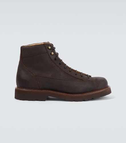 Botas con cordones de piel - Brunello Cucinelli - Modalova