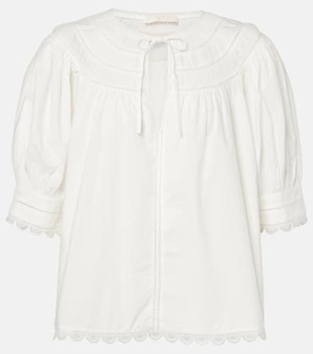 Dylan puff-sleeve cotton top - Ulla Johnson - Modalova