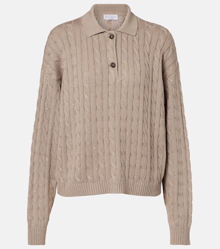 Polopullover aus einem Baumwollgemisch - Brunello Cucinelli - Modalova