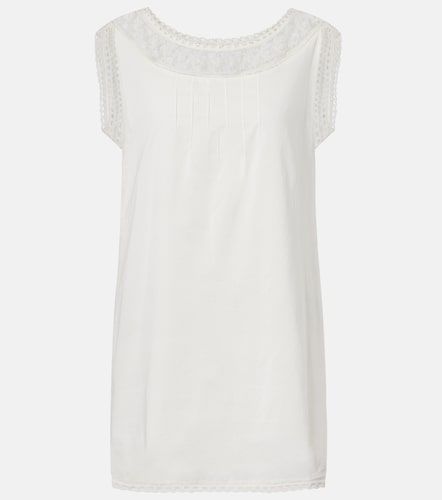 Vestido corto Danielle de algodón con encaje - Posse - Modalova