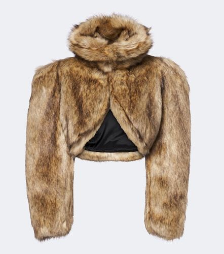 Cropped turtleneck jacket - David Koma - Modalova