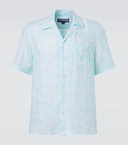 Camisa bowling Charli de lino floral - Vilebrequin - Modalova