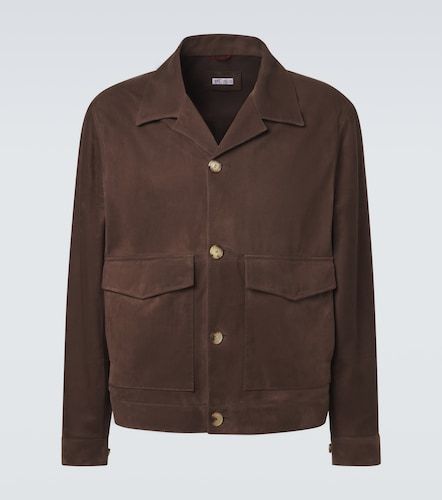Brunello Cucinelli Chaqueta de ante - Brunello Cucinelli - Modalova