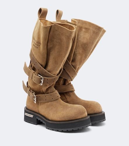 Balenciaga Venom suede biker boots - Balenciaga - Modalova