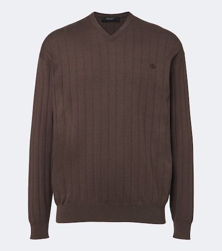 Pullover Double G aus Seide und Baumwolle - Gucci - Modalova