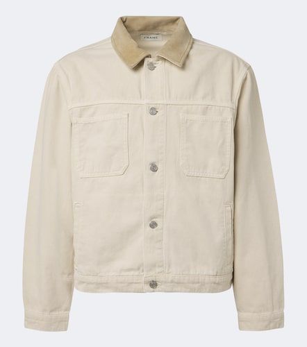 Frame Chaqueta de algodón con ante - Frame - Modalova