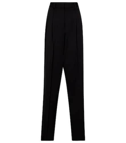 High-rise straight wool pants - Stella McCartney - Modalova