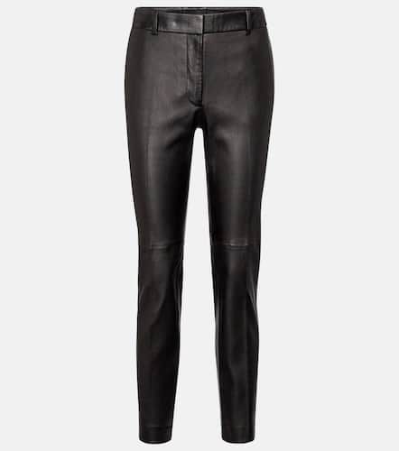 Coleman mid-rise leather pants - Joseph - Modalova