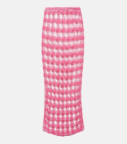 Rosette crochet cotton maxi skirt - Anna Kosturova - Modalova