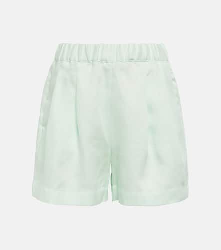 Asceno Zurich linen twill shorts - Asceno - Modalova