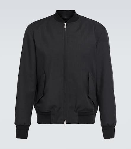 Wool and mohair bomber jacket - Lardini - Modalova