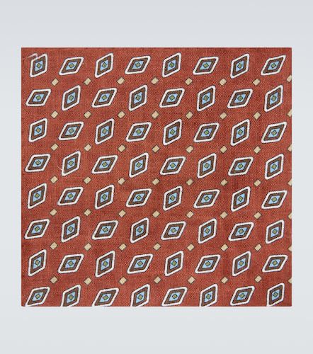 Canali Paisley silk pocket square - Canali - Modalova