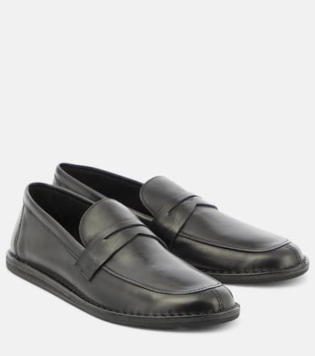 The Row Cary leather loafers - The Row - Modalova