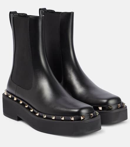 Rockstud leather Chelsea boots - Valentino Garavani - Modalova