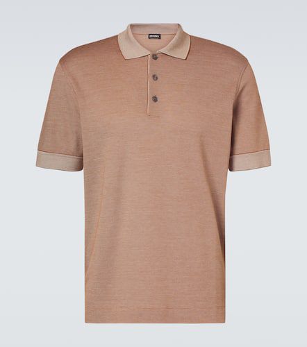 Zegna Cotton and silk polo shirt - Zegna - Modalova