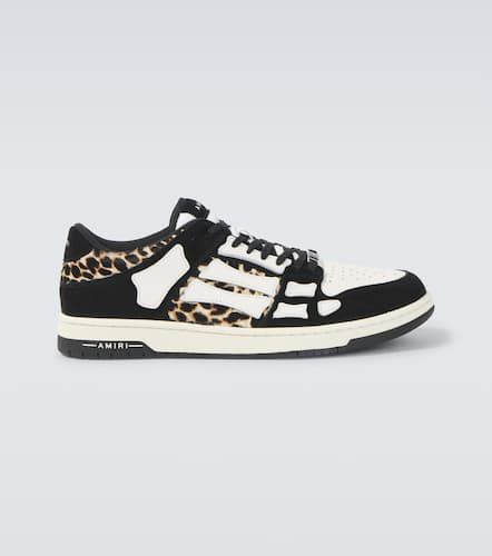 Leopard Skel Top Low leather sneakers - Amiri - Modalova