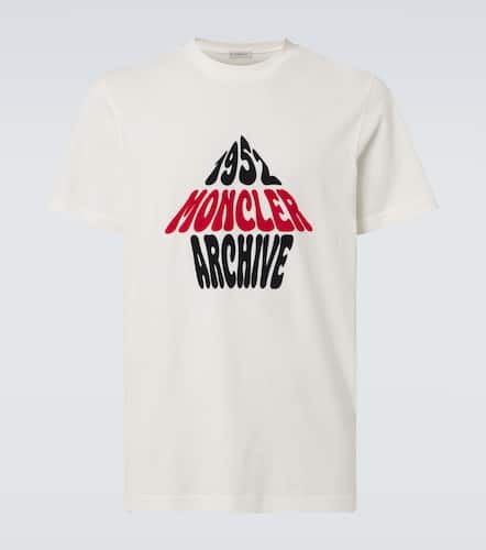 Moncler Logo cotton jersey T-shirt - Moncler - Modalova