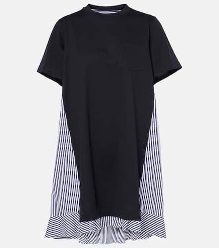 Sacai Striped cotton minidress - Sacai - Modalova