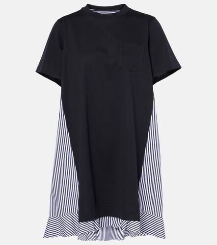 Sacai Striped cotton minidress - Sacai - Modalova