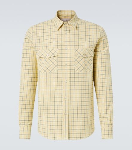 Camicia in cotone a quadri - Valentino - Modalova
