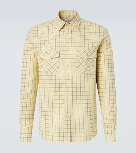 Camisa de algodón a cuadros - Valentino Garavani - Modalova