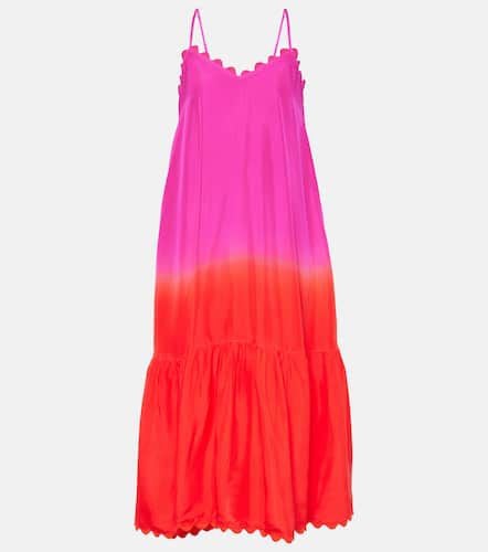 OmbrÃ© silk midi dress - Juliet Dunn - Modalova