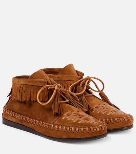 Stivaletti Felsa in suede con frange - Isabel Marant - Modalova