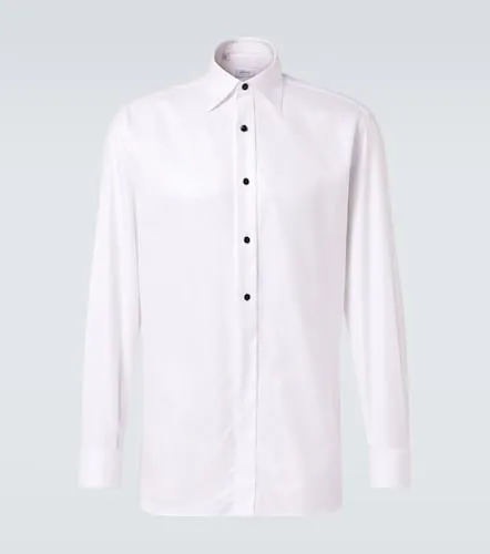 Camicia da smoking in popeline di cotone - Brioni - Modalova