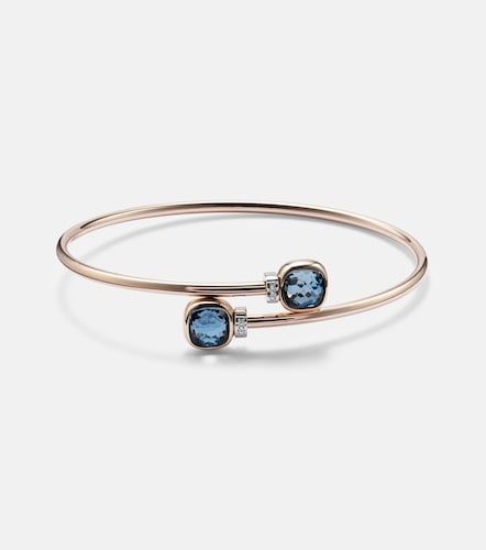 Nudo 18kt bangle with topazes and diamonds - Pomellato - Modalova